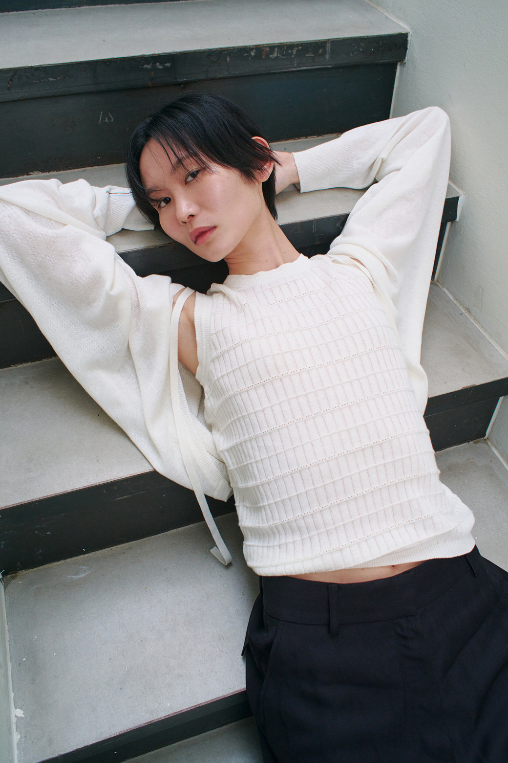 LE CASHMERE - 가디건 - Two-way Bolero