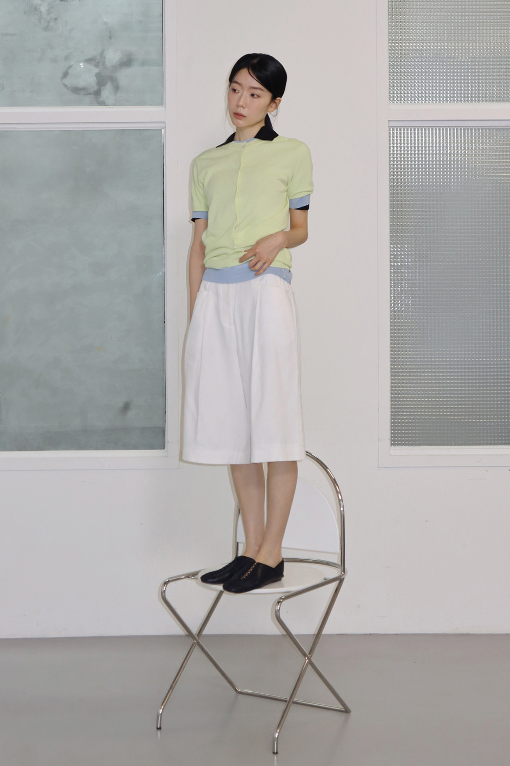LE CASHMERE - 롱/미디팬츠 - Base Bermuda Pants