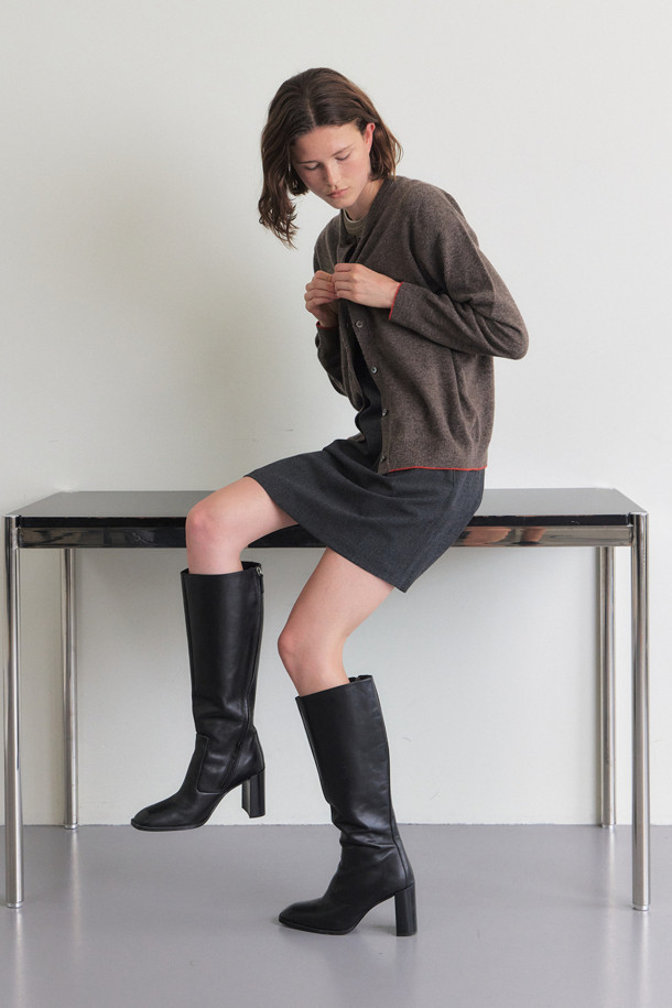 LE CASHMERE - 가디건 - Cashmere Round Cardigan