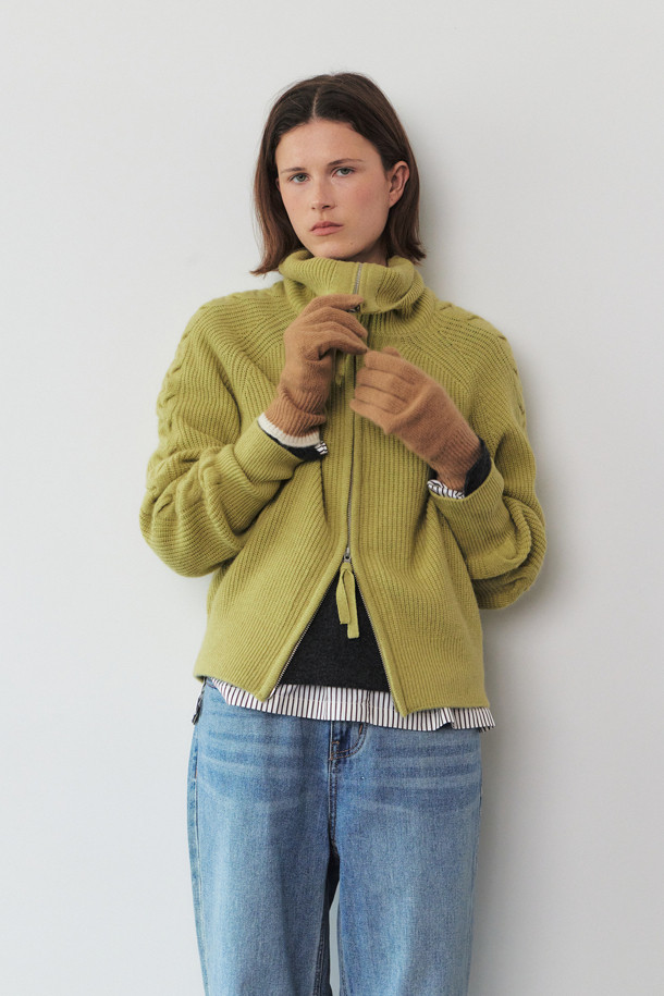 LE CASHMERE - 장갑 - Cashmere Two-Tone Gloves