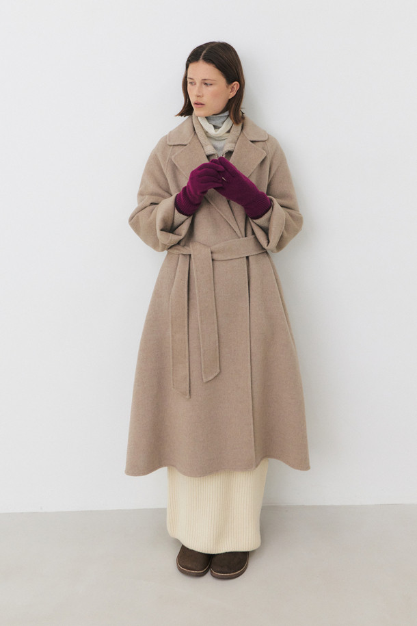 LE CASHMERE - 장갑 - Cashmere Two-Tone Gloves