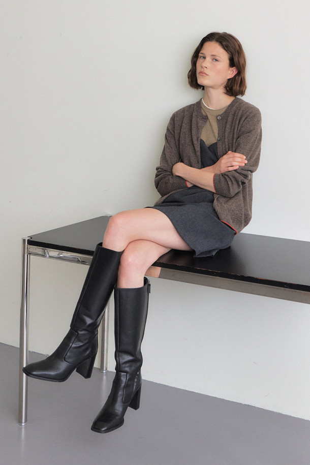 LE CASHMERE - 가디건 - Cashmere Round Cardigan