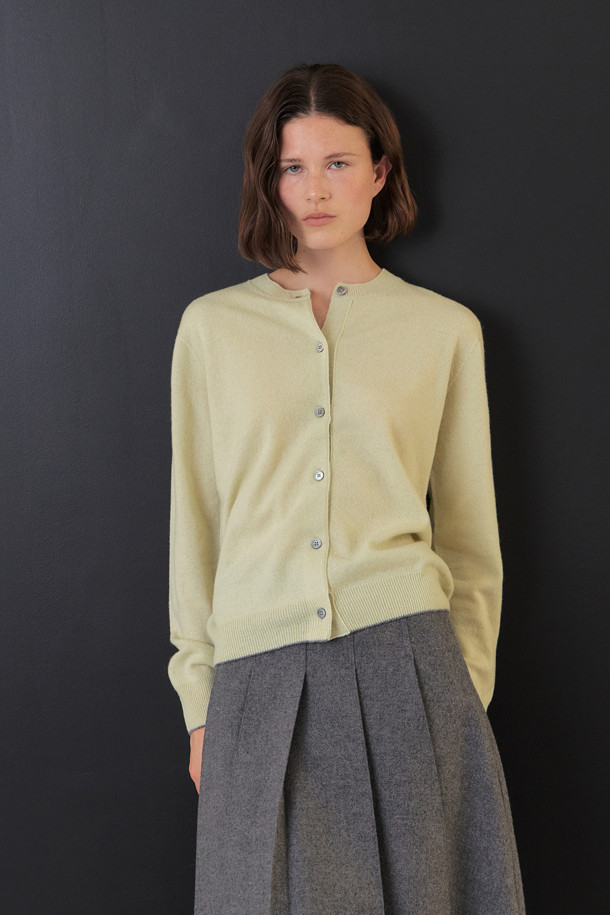 LE CASHMERE - 가디건 - Cashmere Round Cardigan