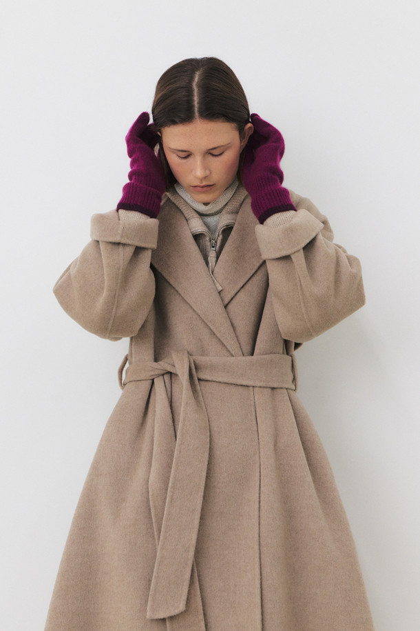 LE CASHMERE - 장갑 - Cashmere Two-Tone Gloves