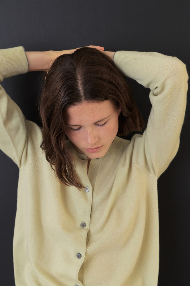 LE CASHMERE - 가디건 - Cashmere Round Cardigan