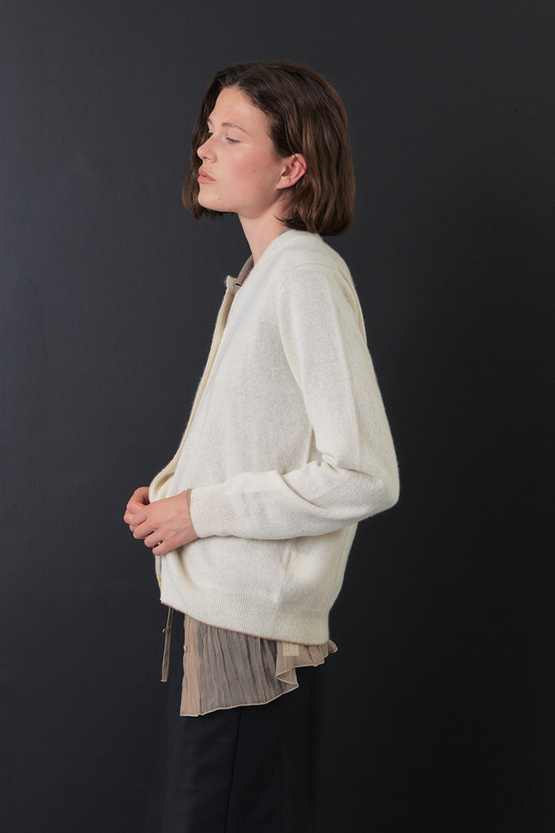 LE CASHMERE - 가디건 - Cashmere Round Cardigan