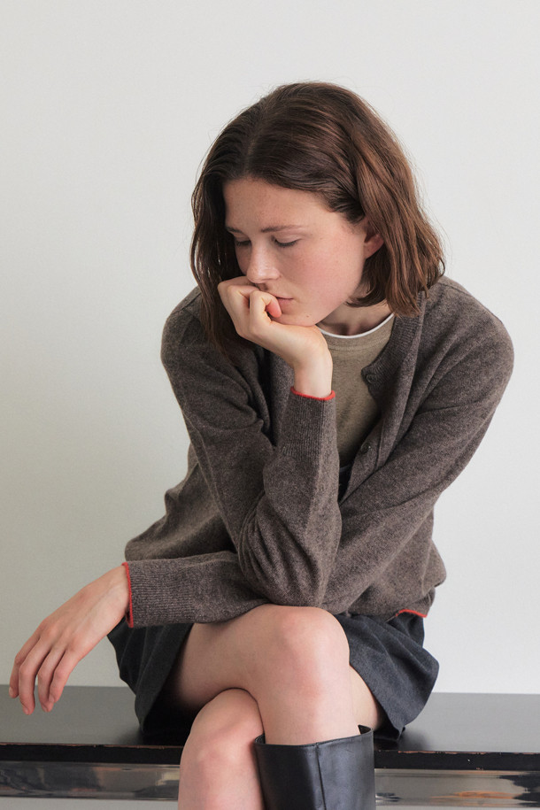 LE CASHMERE - 가디건 - Cashmere Round Cardigan