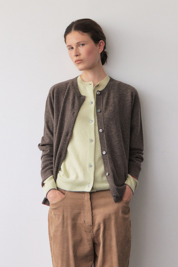 LE CASHMERE - 가디건 - Cashmere Round Cardigan