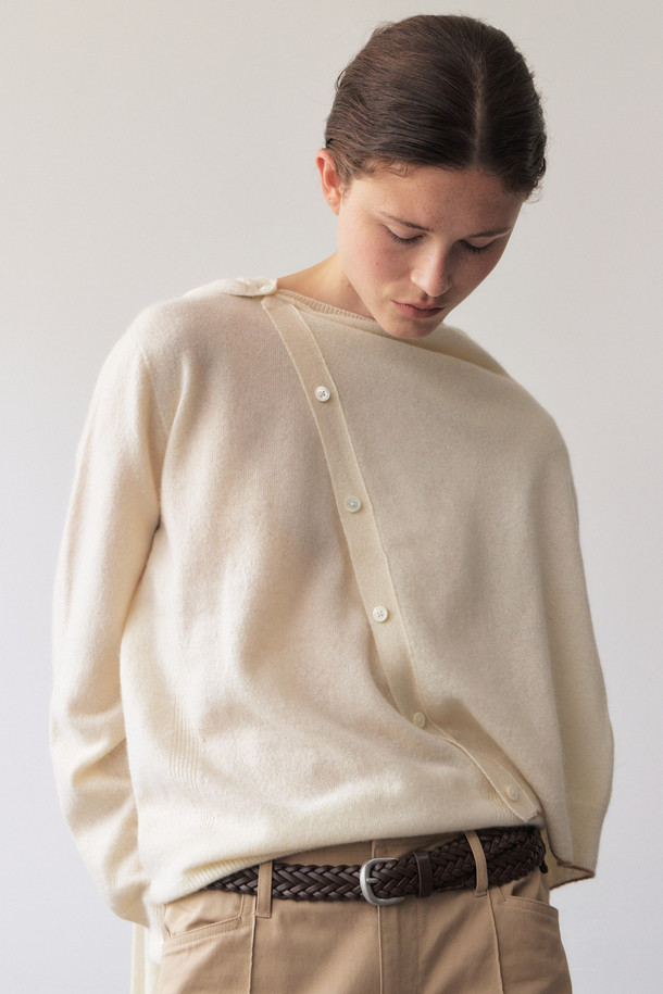 LE CASHMERE - 가디건 - Cashmere Round Cardigan
