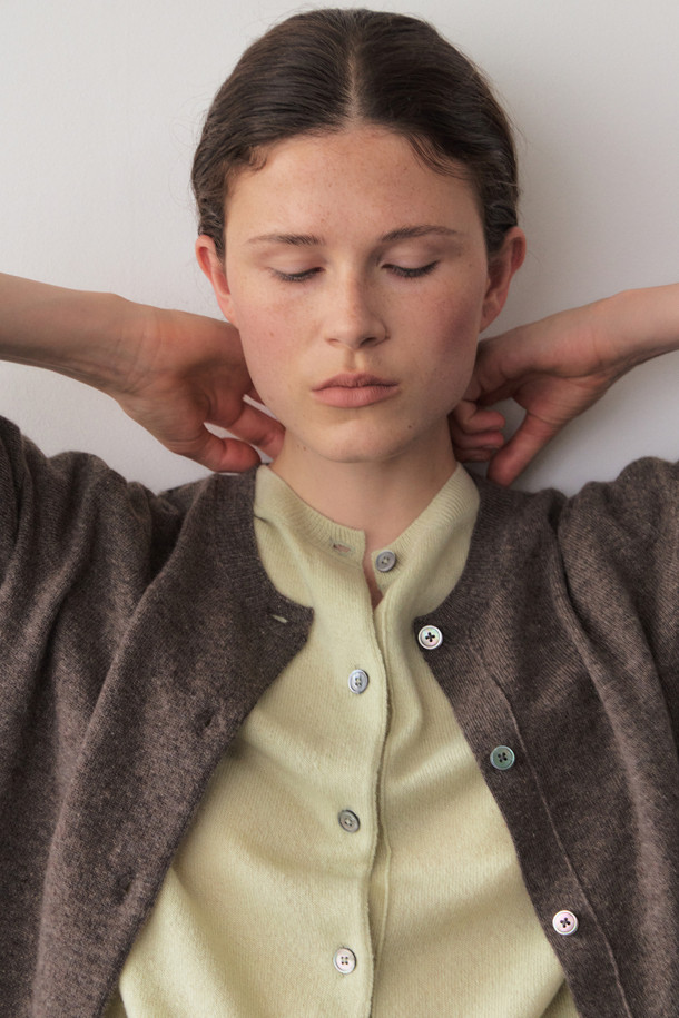 LE CASHMERE - 가디건 - Cashmere Round Cardigan