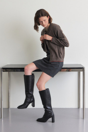 Cashmere Round Cardigan