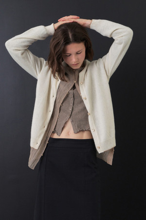 Cashmere Round Cardigan