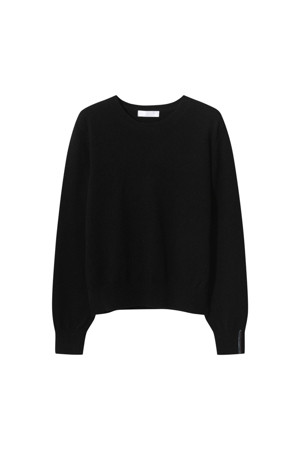 Classic Round Sweater (Black)
