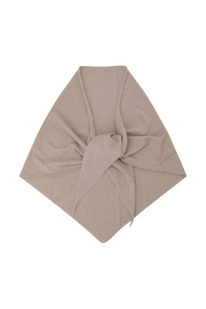 Triangle Muffler (Beige)
