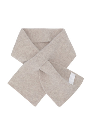 Cashmere Petit Muffler (Light Beige)