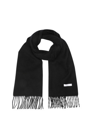 Cashmere Classic Muffler (Black)
