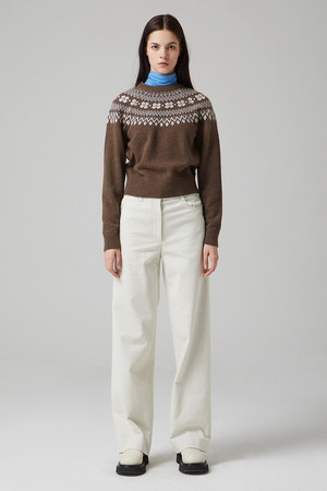 Nordic Knit Pullover_LUCKY MARCHE