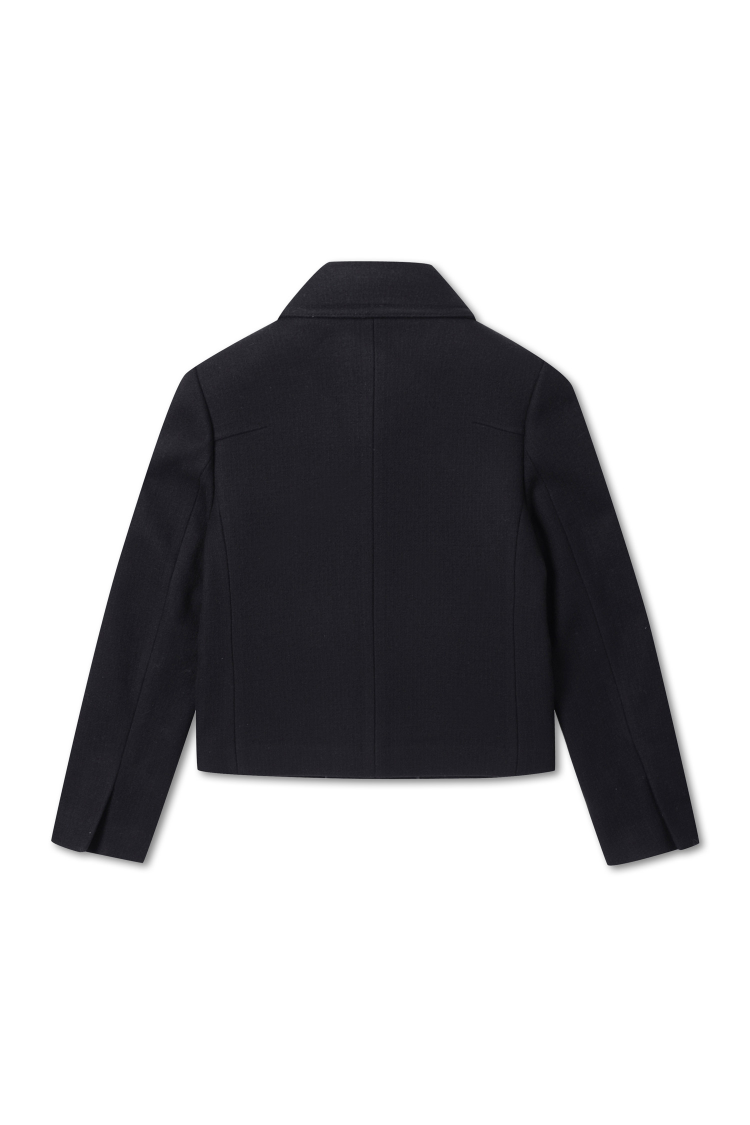 Single Cropped Wool Jacket_Lucky Marché