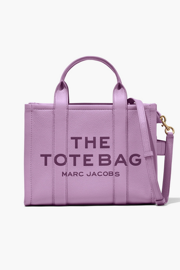 The Leather Medium Tote Bag_Regal Orchid (H004L01PF21-519)_MARC JACOBS
