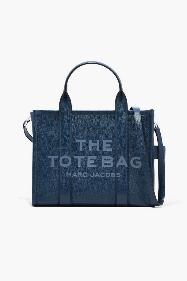 MARC JACOBS - 토트백 - The Leather Medium Tote Bag_Blue Sea (H004L01PF21-426)