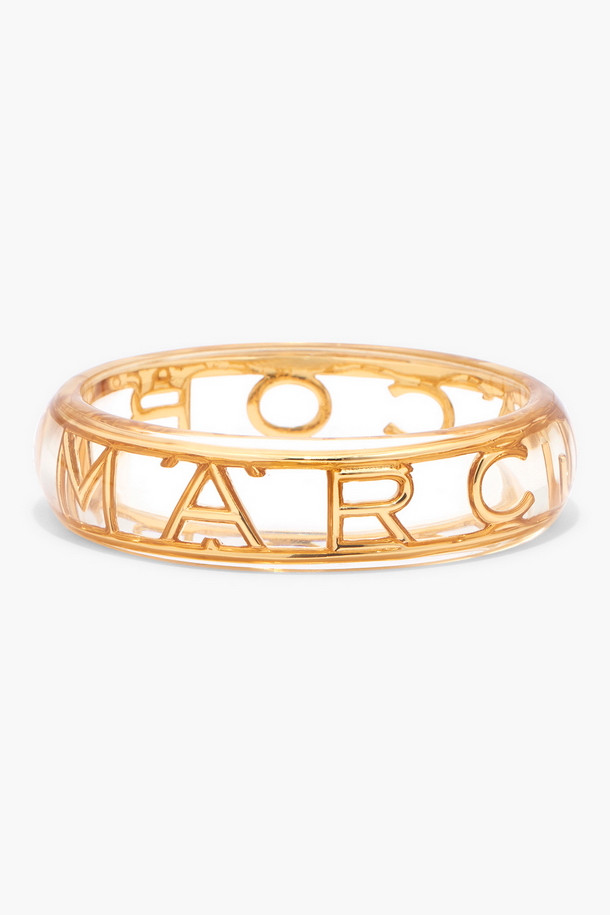 MARC JACOBS - 팔찌/발찌 - Monogram Marc Jacobs Bangle_Clear/Gold (J105M01PF22-977)