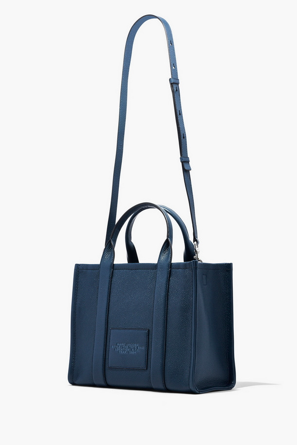 MARC JACOBS - 토트백 - The Leather Medium Tote Bag_Blue Sea (H004L01PF21-426)