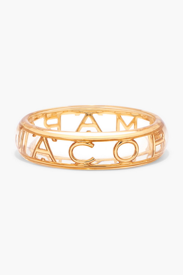 MARC JACOBS - 팔찌/발찌 - Monogram Marc Jacobs Bangle_Clear/Gold (J105M01PF22-977)