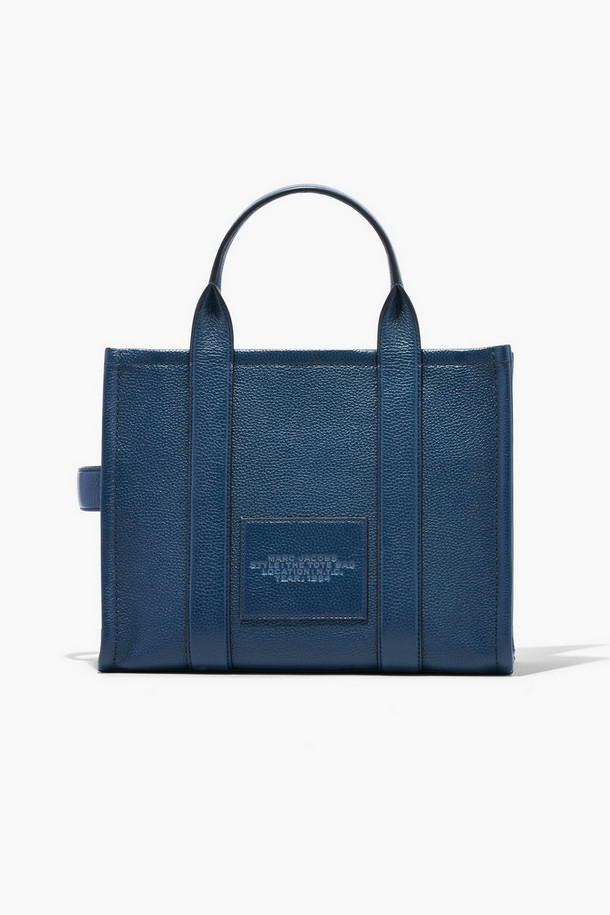 MARC JACOBS - 토트백 - The Leather Medium Tote Bag_Blue Sea (H004L01PF21-426)