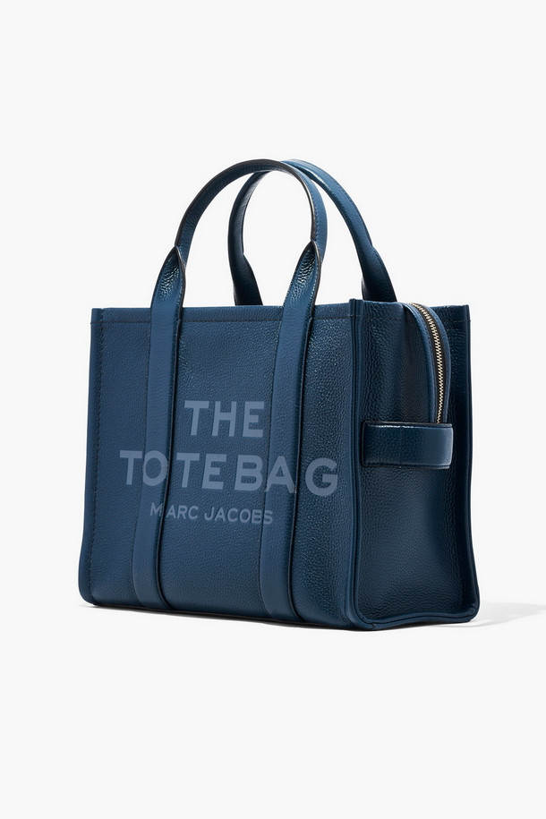 MARC JACOBS - 토트백 - The Leather Medium Tote Bag_Blue Sea (H004L01PF21-426)