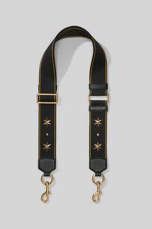 Gilded Webbing Strap_Black (S306M06SP21-001)