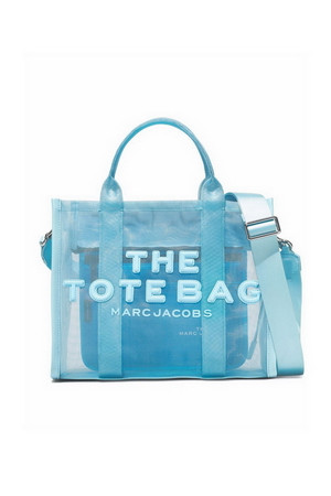 The Medium Tote Bag_ Mesh_Pale Blue (H005M06SP21-450)