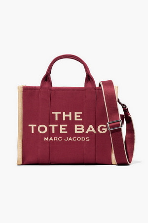 The Jacquard Medium Tote Bag_Merlot (M0017027-610)