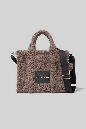 The Teddy Medium Tote Bag_Grey (M0016740-051)