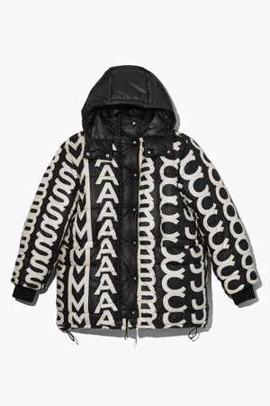 Monogram Oversized Puffer_Black/Ivory (V231M16FA22-004)