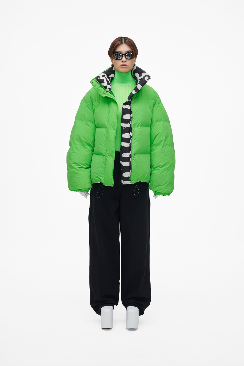 MARC JACOBS - 자켓 - Puffy Nylon Reversible Puffer_Apple (2F3RCT004W03-348)