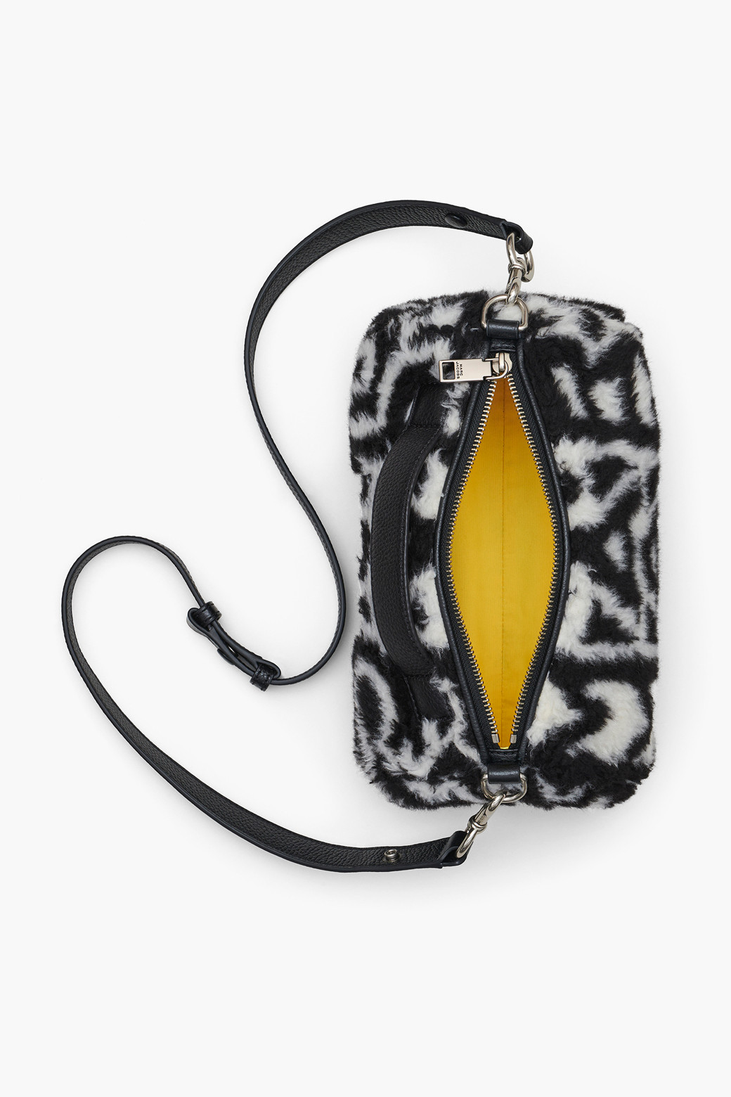 MARC JACOBS -  - Monogram Teddy The Duffle_Black/Ivory (2F3HDF080H02- 004)