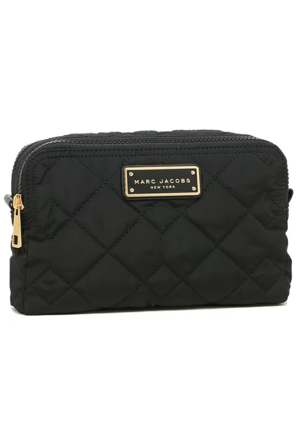 MARC JACOBS - 클러치/파우치 - Quilted Nylon Double Zip Cosmetic_Black (M0016114-001)