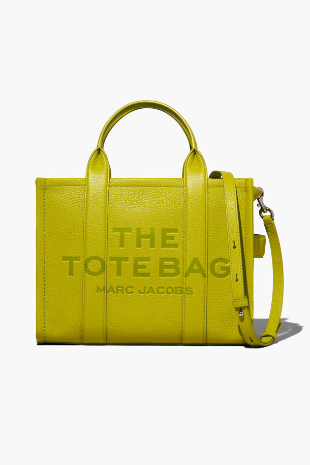 MARC JACOBS - 토트백 - Leather The Medium Tote_Citronelle (H004L01PF21-368)