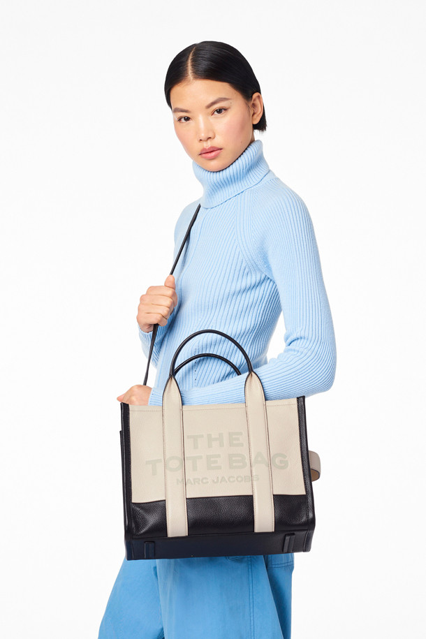 MARC JACOBS - 토트백 - Leather The Tote Medium Tote_Ivory Multi(H007L01RE22-112)