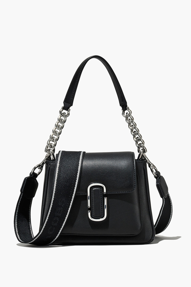 MARC JACOBS - 토트백 - J Marc The Mini Chain Satchel_Black/Silver (H708L01RE22-053)