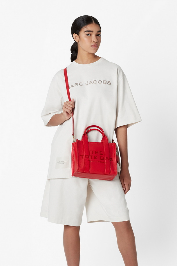 MARC JACOBS - 토트백 - Leather The Tote Small Tote_True Red (H009L01SP21-617)