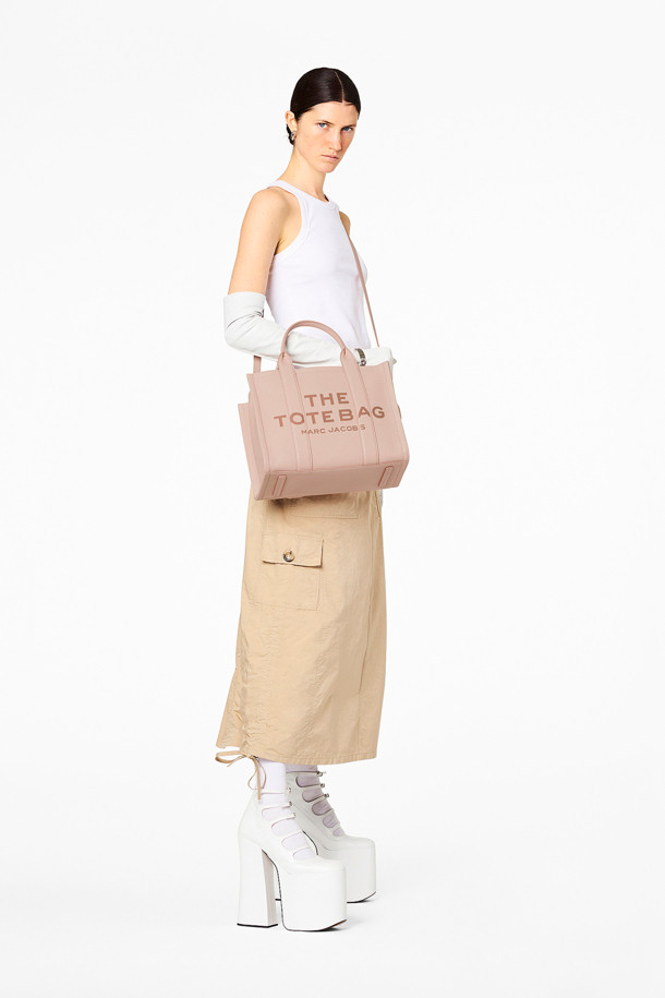 MARC JACOBS - 토트백 - Leather The Medium Tote_Rose (H004L01PF21-624)