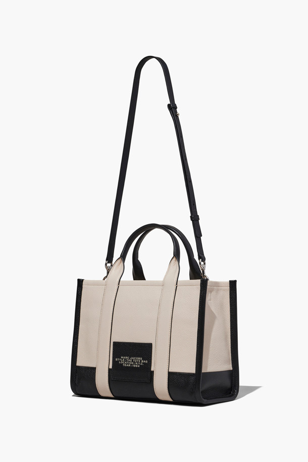 MARC JACOBS - 토트백 - Leather The Tote Medium Tote_Ivory Multi(H007L01RE22-112)