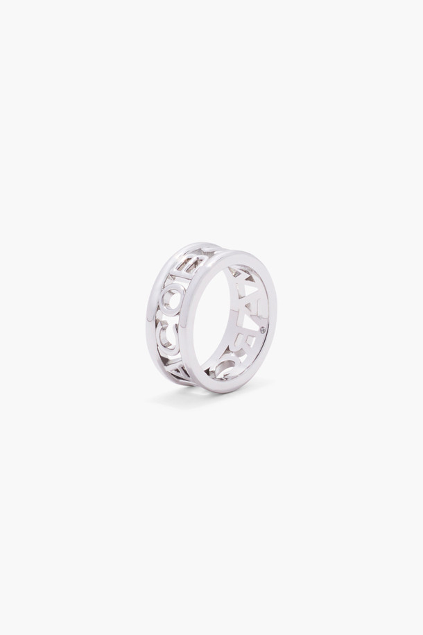 MARC JACOBS - 반지 - Monogram Metal Ring_Silver (J403MT1RE22-040)