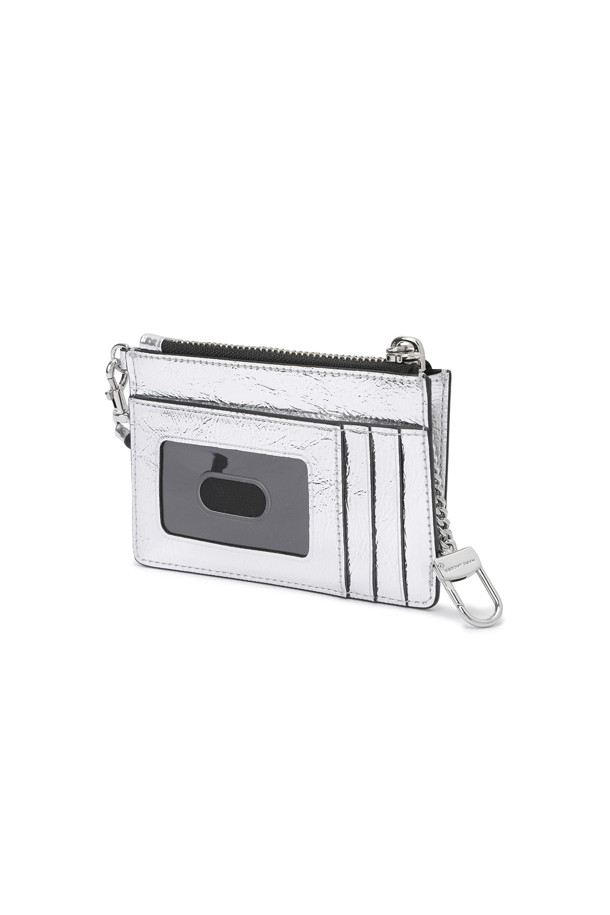 MARC JACOBS - 클러치/파우치 - Metallic Daily Top Zip Wristlet_Silver (S106M06RE22-040)