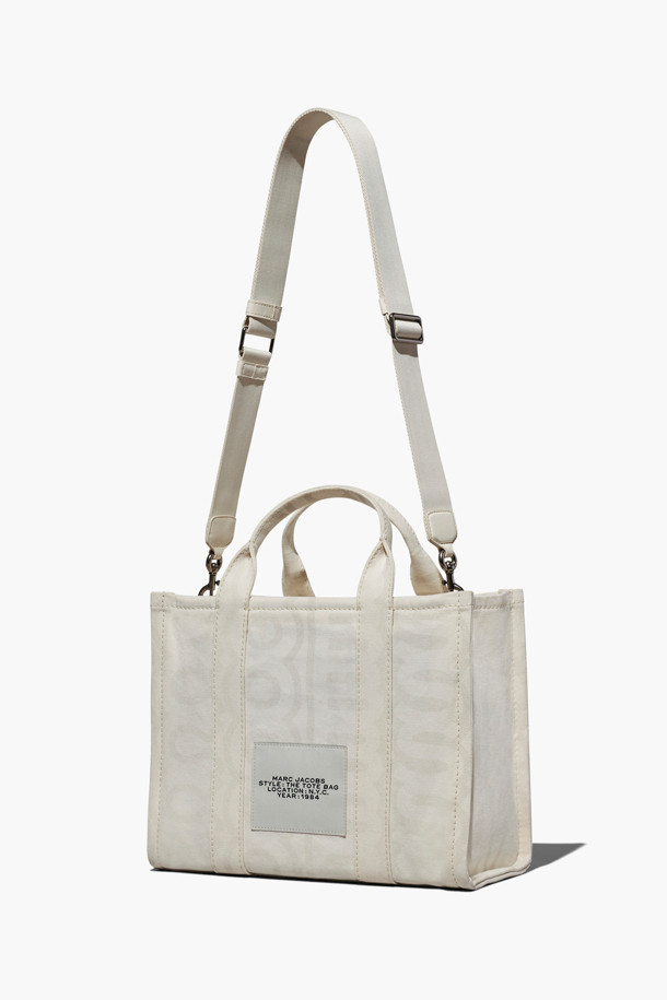 MARC JACOBS - 토트백 - Monogram Medium Tote_Eggshell/Opticwhite (2S3HTT010H04-142)