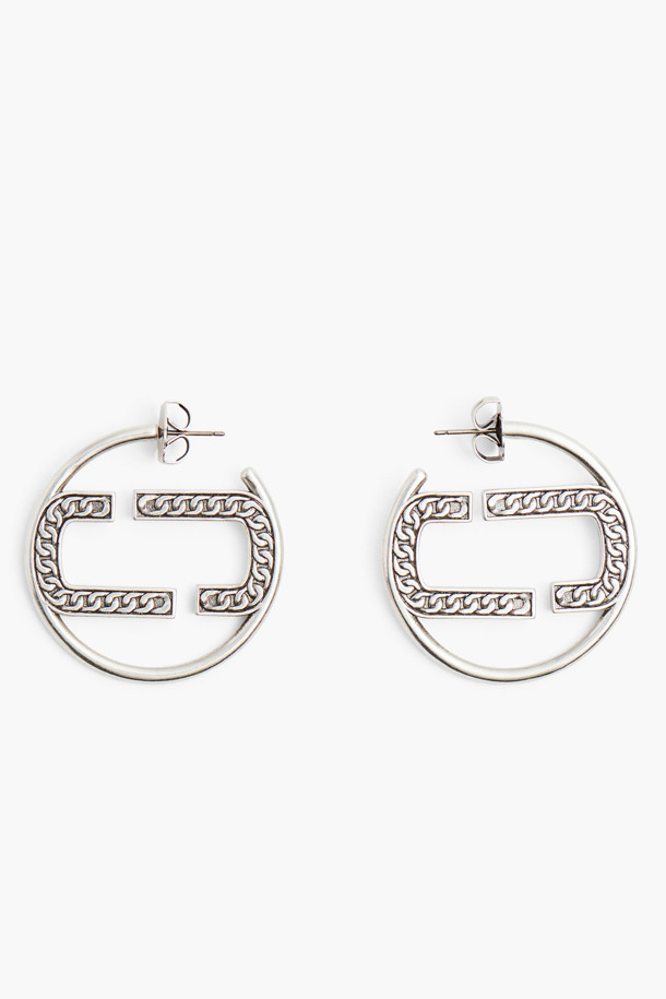 MARC JACOBS - 귀걸이 - J Marc St. Marc Hoops_Light Antique Silver (2F3JER001J39-029)