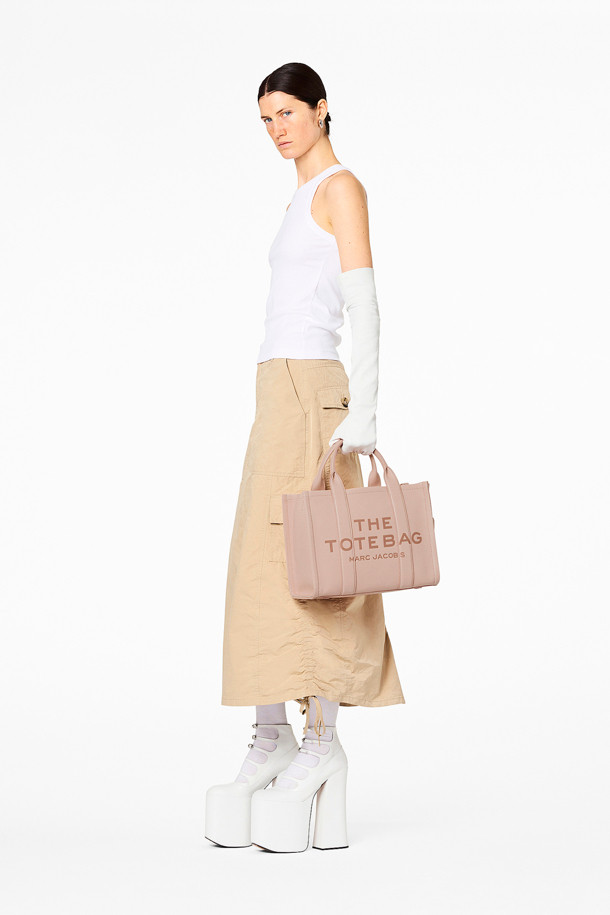 MARC JACOBS - 토트백 - Leather The Medium Tote_Rose (H004L01PF21-624)