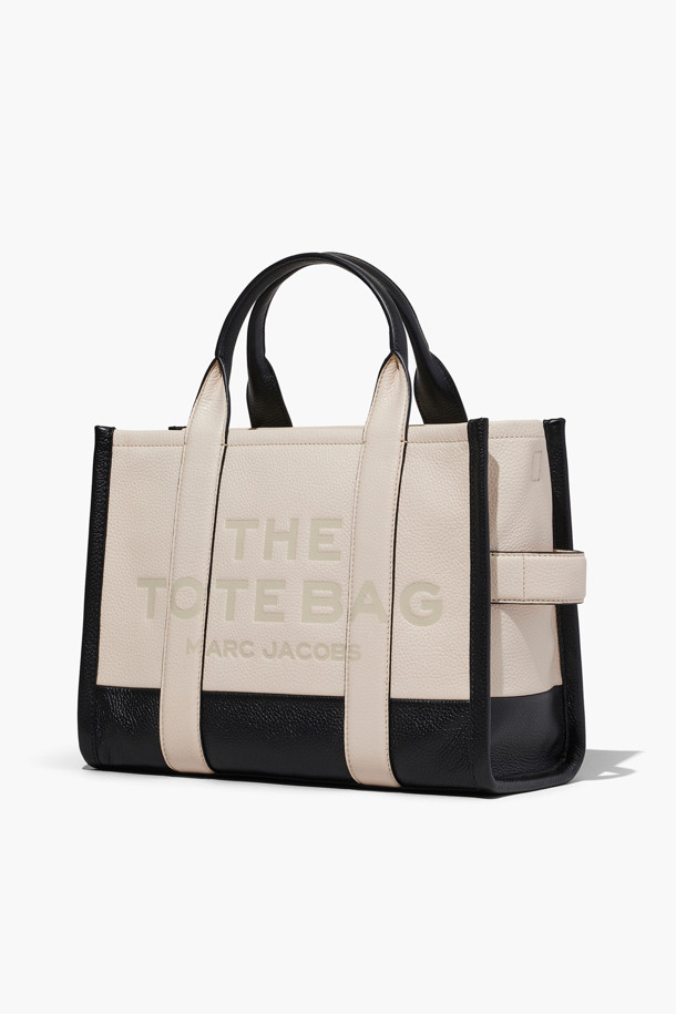 MARC JACOBS - 토트백 - Leather The Tote Medium Tote_Ivory Multi(H007L01RE22-112)