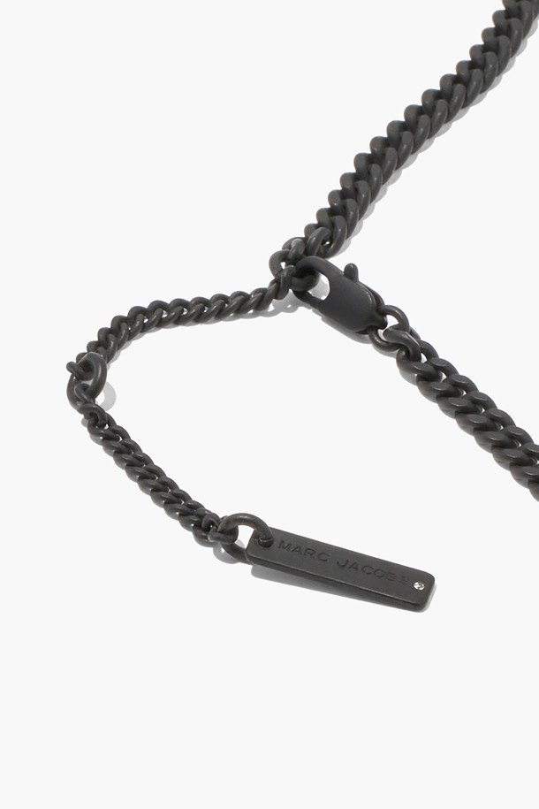 MARC JACOBS - 목걸이 - Monogram Chain Necklace_Black (2S3JNC002J19-001)